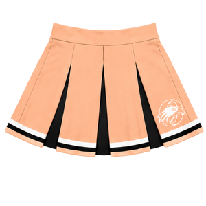 Jupe plissée de cheerleading Peach pour femmes et filles, idéale pour les équipes sportives, les spectacles de danse, l'entraînement, les compétitions et les tenues de sport scolaires - Product Image 1