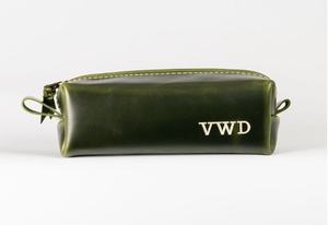Custom Waterproof Genuine Leather Toiletry <b>Bag</b> <b>Men</b> Large Capacity Travel <b>Wash</b> <b>Bag</b> Leather Cosmetic Case LNTB-0003E - Product Image 5