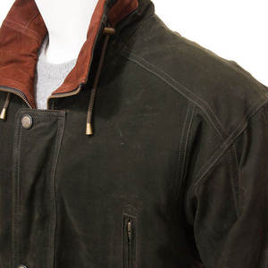 Chaqueta de Cuero Genuino Estilo Bomber, Ajustada, a la Moda, para Adultos, para la Temporada de Invierno - Product Image 4