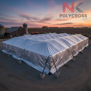 ผ้าใบคลุม PE สำหรับงานหนัก กันน้ำ สำหรับการเกษตร การทำฟาร์ม และงานอุตสาหกรรมกลางแจ้ง - Product Image 3