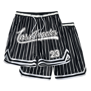 Shorts de basketball en mesh à séchage rapide, personnalisables par sublimation, pour uniformes d'équipe, shorts de performance pour hommes, vente en gros - Product Image 1