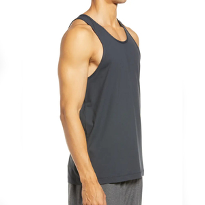 Manufacturer Custom Logo Casual Tank <b>Top</b> Gym Fitness Sportwear Quick Dry Polyester Bodybuilding Summer Workout Running Tank <b>Top</b> - Product Image 2