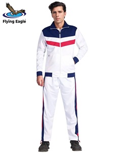 Men Tracksuit Full Zip Jacket <b>Jogger</b> Pants Custom Logo Sportswear Gym Running Training Activewear - Product Image 6
