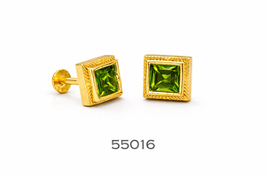 Boucles d'oreilles pendantes MOLL JEWELLERS en alliage de zinc plaqué or de luxe avec corail, style classique pour les occasions de fête féminines - Product Image 3