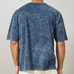 Men's <b>Tie</b> Dye Short Sleeve O-Neck T-Shirt Oversized Formal Style 100% Cotton Jersey Fabric Breathable <b>Knitted</b> Design - Product Image 2
