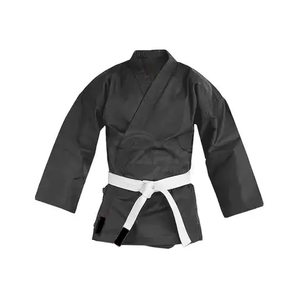 Uniforme de judo sur mesure à manches longues, nouveau design frontal, respirant, léger, durable, 100% coton, vêtements de karaté, arts martiaux, unisexe - Product Image 3