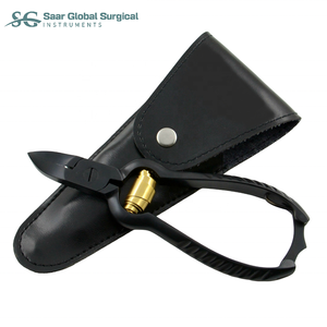Cortauñas Quirúrgico Saar Global de 12.5mm con Mandíbula Biselada, Apertura Ancha, Hoja Curva, Punta Afilada, Acero Inoxidable, Portátil para Uñas Gruesas - Product Image 1