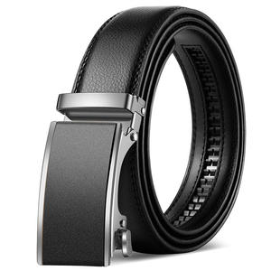 Cinturones de Cuero Sintético Negros Ajustables Personalizados al por Mayor para Hombre, Estilo Casual de Negocios, Venta Caliente, con Hebilla Automática - Product Image 4