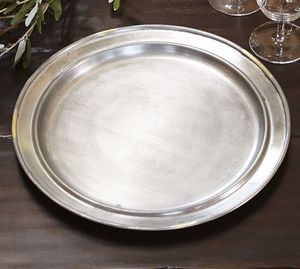 Attractive Decorative Metal Charger <b>Plate</b> For Home Dining Wedding Banquet Restaurant And Hotel Table Settings - Product Image 2