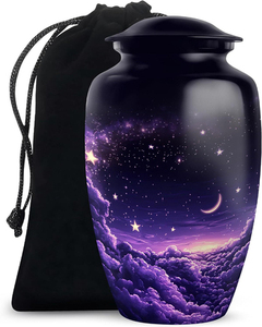 Urnas funerarias de latón para adultos, urnas hechas a mano para hombre y mujer, urnas decorativas de alta calidad. - Product Image 1