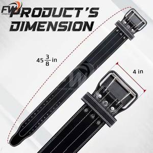 Ceintures de musculation en cuir personnalisées, 100% cuir de qualité supérieure, ceintures de musculation de haute qualité pour la musculation en salle de sport, ceintures à double boucle - Product Image 6