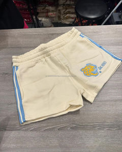 2024 <b>Men's</b> Color Block Stripe Athletic <b>Shorts</b> Cotton <b>Jogging</b> Pants Side Pocket Breathable Elastic Waist Loose Fit Solid Pattern - Product Image 4