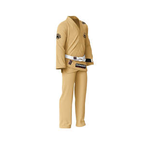 Uniforme de Jiu-Jitsu Profesional Personalizado Negro, Ligero, de Algodón Elástico de 440g, para Entrenamiento, Hombres y Mujeres - Product Image 3