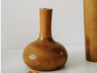 Ukuran kustom terbaik vas untuk dekorasi ruang tamu vas lantai vas bunga kayu Pot tanaman dekoratif batu akik oleh Muawiyah kerajinan tangan