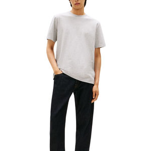 Camiseta transpirable de algodón 100% para hombre, con impresión de logotipo personalizado, de alta calidad, corte estándar, lisa y sencilla. - Product Image 4