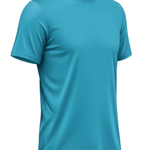 Lot de 5 T-shirts Homme Manches Courtes Printemps-Automne en Coton Polyester Tricoté Couleur Unie Écologique Séchage Rapide Respirant 220g Vierge - Product Image 1
