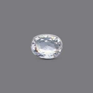 Zircon blanc naturel, pierre précieuse en vrac, 4,25 carats, taille princesse, pour bijoux fins - Product Image 1