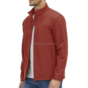 Nueva chaqueta Softshell de lona duradera a prueba de viento, hecha en Pakistán, resistente al agua, con capucha, temporada de invierno, comodidad, logotipo frontal - Product Image 3