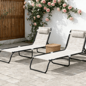 Chaises longues de plage pliables - Product Image 1