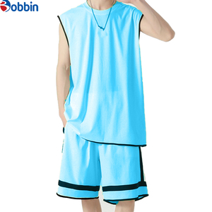 BOBBIN INDUSTRIES Best Manufacturer Hot Custom Men's Summer Casual Sleeveless Cotton Solid Color Plus Size Men's Tank Tops Sets - Product Image 4
