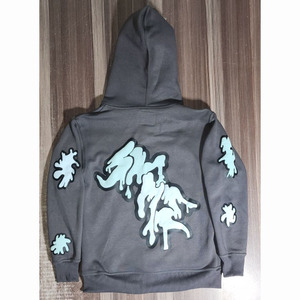 Sudaderas con Capucha que Cubren Todo el Rostro, 100% Algodón Puro, Forro Polar, Invierno, 500 GSM |   Sudadera con cremallera completa, extragrande, gruesa, para hombre, con impresión personalizada - Product Image 5