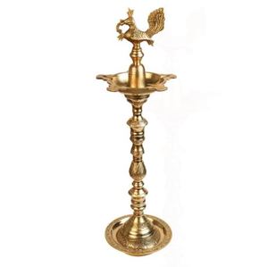 <b>Stone</b> Fancy Peacock Design Diya Oil Lamp Stand <b>Art</b> Deco India Home Crafts Home Decoration - Product Image 6