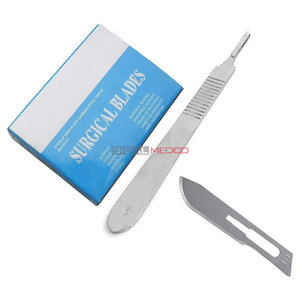 Hojas de Bisturí Número 10, Estériles, de Acero Inoxidable, Quirúrgicas, de Precisión, Desechables, con Filo Afilado, para Uso Manual en Hospitales, Clínicas y Laboratorios - Product Image 1