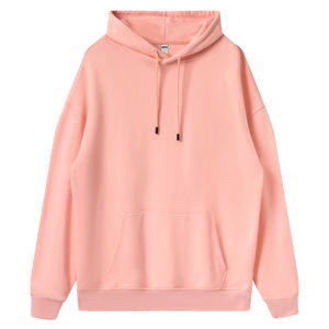 เสื้อฮู้ดผู้ชายสีขาว ผ้าฝ้ายเฟรนช์เทอร์รี่ แขนยาว ทรงปกติ สีพื้น ใส่ได้ในฤดูใบไม้ร่วง - Product Image 3