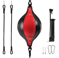 Ballon de vitesse de boxe personnalisé en cuir véritable et cuir synthétique, hauteur réglable, durable et léger, pour intérieur/extérieur