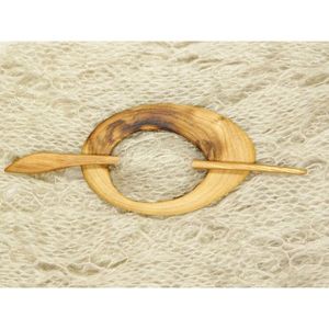 Pasador de Pelo de Madera Natural Hecho a Mano de Primera Calidad, Artesanía en Bambú y Madera, Palillo para el Cabello - Product Image 4