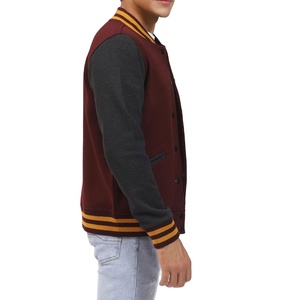 รับผลิตเสื้อแจ็คเก็ต Letterman สำหรับผู้ชาย คุณภาพพรีเมียม แบบวิทยาลัย/เบสบอล สำหรับฤดูหนาว ปี 2026  พร้อมบริการปรับแต่งตามความต้องการ - Product Image 4
