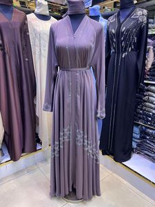 Nouvelle collection 2026 : Magnifique Abaya noire traditionnelle islamique pour femmes – Vêtements musulmans d'Arabie Saoudite et du Golfe - Product Image 5