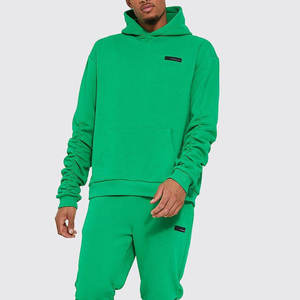 Ensemble de survêtement vintage tendance pour homme, imprimé numériquement, à capuche, manches longues, 100 % coton, personnalisable - Product Image 3