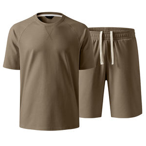 Ensembles de shorts pour hommes, haute qualité, nouvelle mode, respirants, séchage rapide, pour la course et l'entraînement. - Product Image 1