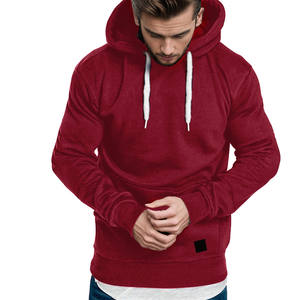 Sweats à capuche décontractés pour hommes épissage grande taille sweats amples couleur unie manches longues à capuche cordon poche simplicité tops-gre - Product Image 5
