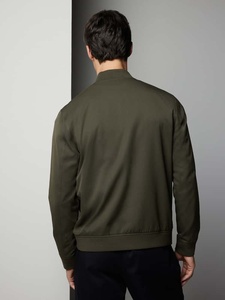 Hot Sale Bomber <b>Jacket</b> For <b>Men</b> <b>Lightweight</b> Long Sleeve Zipper Up Warm Winter Casual Wear <b>Men</b> <b>Jackets</b> - Product Image 3