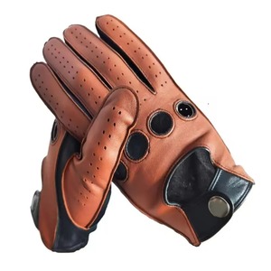 Guantes de Conducción Profesionales de Alta Calidad Personalizables con su Logotipo Hechos de Cuero Precio Calidad Duradera - Product Image 5