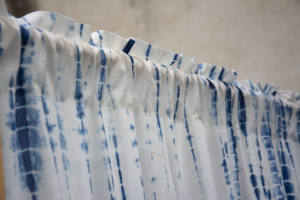 Cortina de Algodón con Estampado Tie Dye Estilo Boho, Decorativa para Ventana, para Hogar, Dormitorio, Sala de Estar, Cafetería, Restaurante, Hotel, Longitud Personalizada, Venta al Por Mayor - Product Image 4