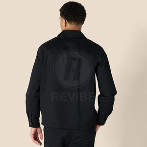 100% Cotton Men's Knitted Winter <b>Jacket</b> Casual Breathable Eco-Friendly High Quality Front Logo Custom Colors New Arrival Best - Product Image 2