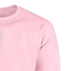 Green and Pink Solid <b>Crewneck</b> Pullover <b>Sweatshirt</b> <b>Men</b> Regular Fit Casual Knitted Breathable Autumn Digital Printing Fleece - Product Image 3