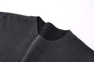 เสื้อยืดผู้ชายทรงหลวม คอกลม แขนสั้น ผ้าฝ้ายเจอร์ซีย์ 100% ลายวินเทจสั่งทำพิเศษ ป้องกันขนร่วง ระบายอากาศได้ดี สวมใส่สบาย - Product Image 5