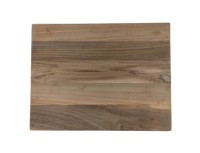 Table de chevet rustique en bois massif, faite à la main, finition naturelle, design simple, structure robuste
