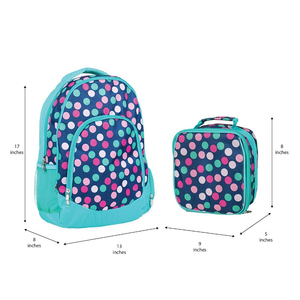 Sac à dos scolaire imperméable ARTIZ International en denim unisexe, design tendance, capacité 56-76L pour collégiens/lycéens - Vente en gros - Product Image 2