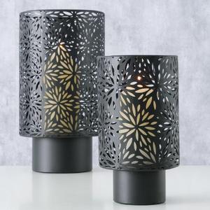 Decoración Metálica Expresiva para el Hogar, Diseño Moderno, Portavelas Votivo de Hierro, Decoración Metálica Hecha a Mano - Product Image 1