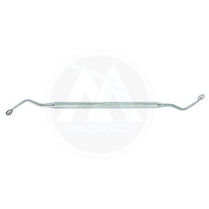 Curettes osseuses dentaires manuelles en acier inoxydable à manche creux VOLKMANN Fig. Instruments chirurgicaux à poignée ergonomique MAQNSCO MA-7321 - Product Image 2