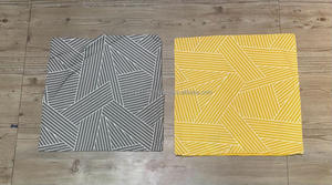 100% Cotton Modern Anti-Wrinkle Anti-Bacteria Washable Square <b>Cushion</b> Covers Zipper Closure for Home Hotel Use (Customizable) - Product Image 2