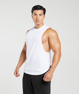 Heavy Training Exercise Plain <b>Men</b> Tops Workout Fitness Vest <b>Men</b> New Fashion Tank Tops Oversize Casual <b>Singlets</b> - Product Image 4