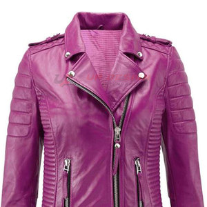 <b>Lightweight</b> Breathable Women’s Motorcycle Leather <b>Jacket</b> Custom Made New Style Motorcycle Leather <b>Jacket</b> For Women - Product Image 4