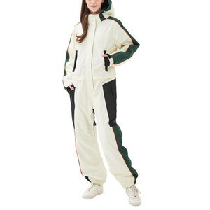 Traje de Esquí de Una Pieza para Mujer, Chaqueta con Capucha Impermeable, Conjunto de Pantalones, Color Sólido, Aislamiento, Cierre de Cremallera, Ropa de Invierno para Exteriores - Product Image 6