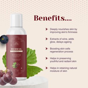 Gel Limpiador Facial con Ácido Hialurónico y Extracto de Vino Tinto, Aclara Imperfecciones, Limpieza Profunda, para Todo Tipo de Piel, Marca Privada OEM - Product Image 3